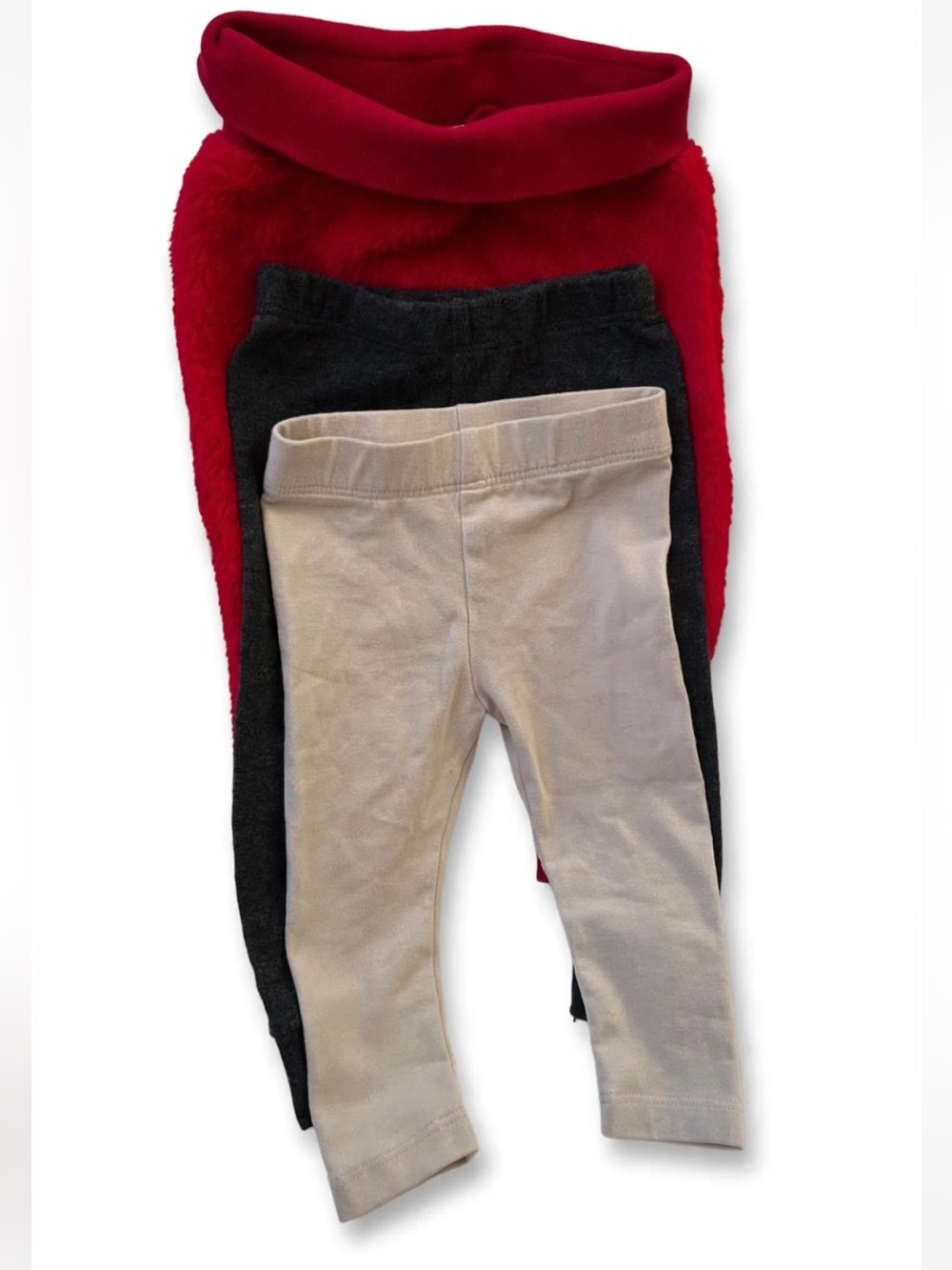 3 = $15 - Set of 3 Kids Neutral Leggings